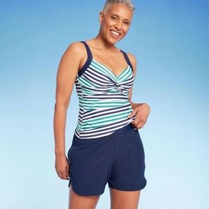 Lands' End Navy Women's Swim Shorts